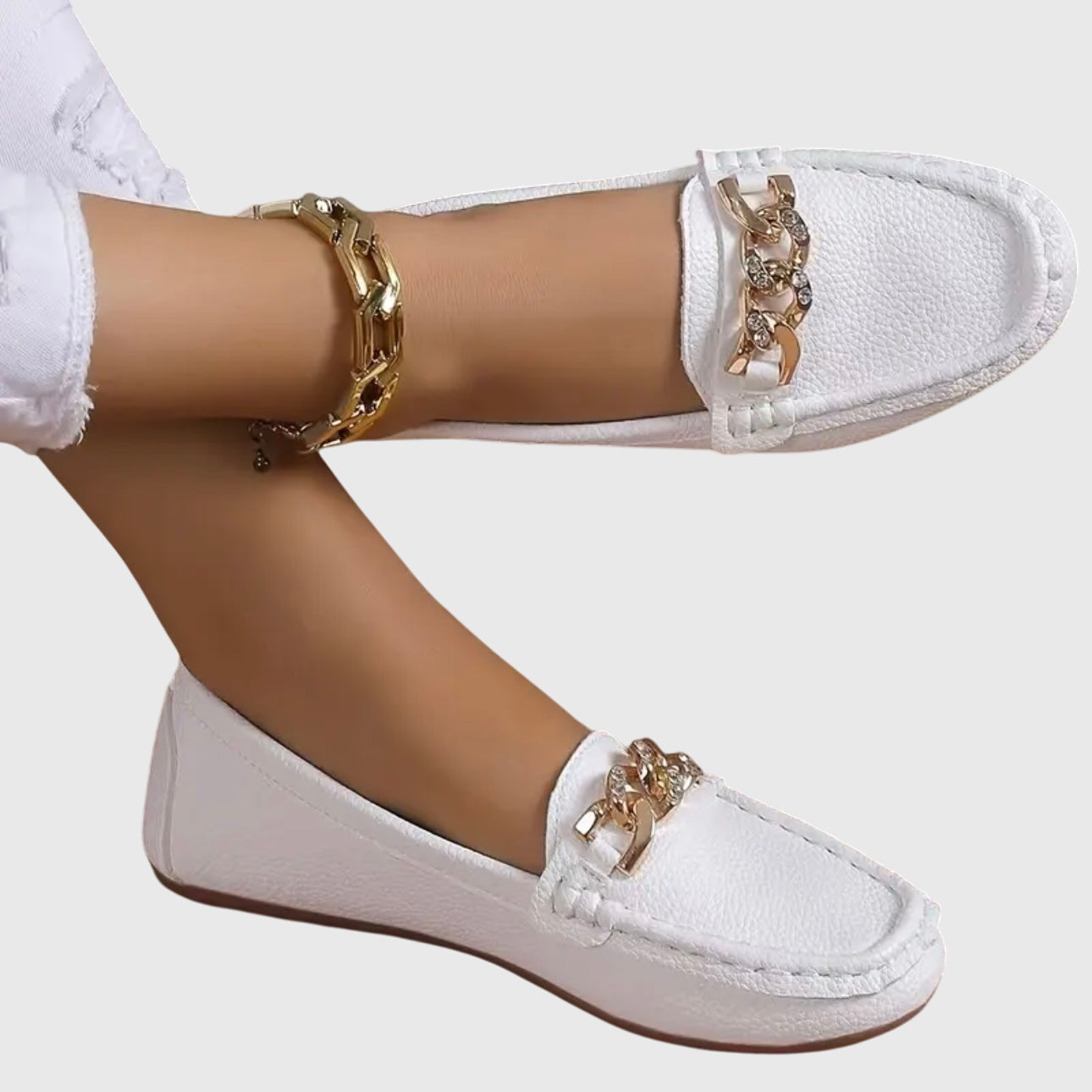 Rori | Loafers with Gold Chain