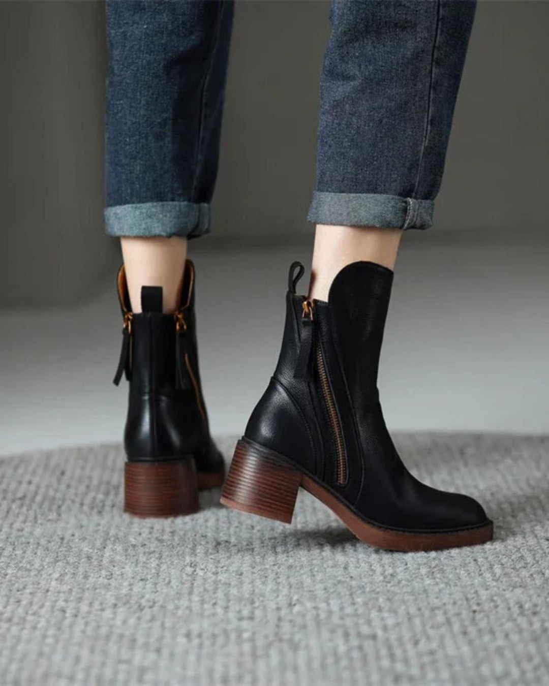 Sarah | Elegant Leather Boots