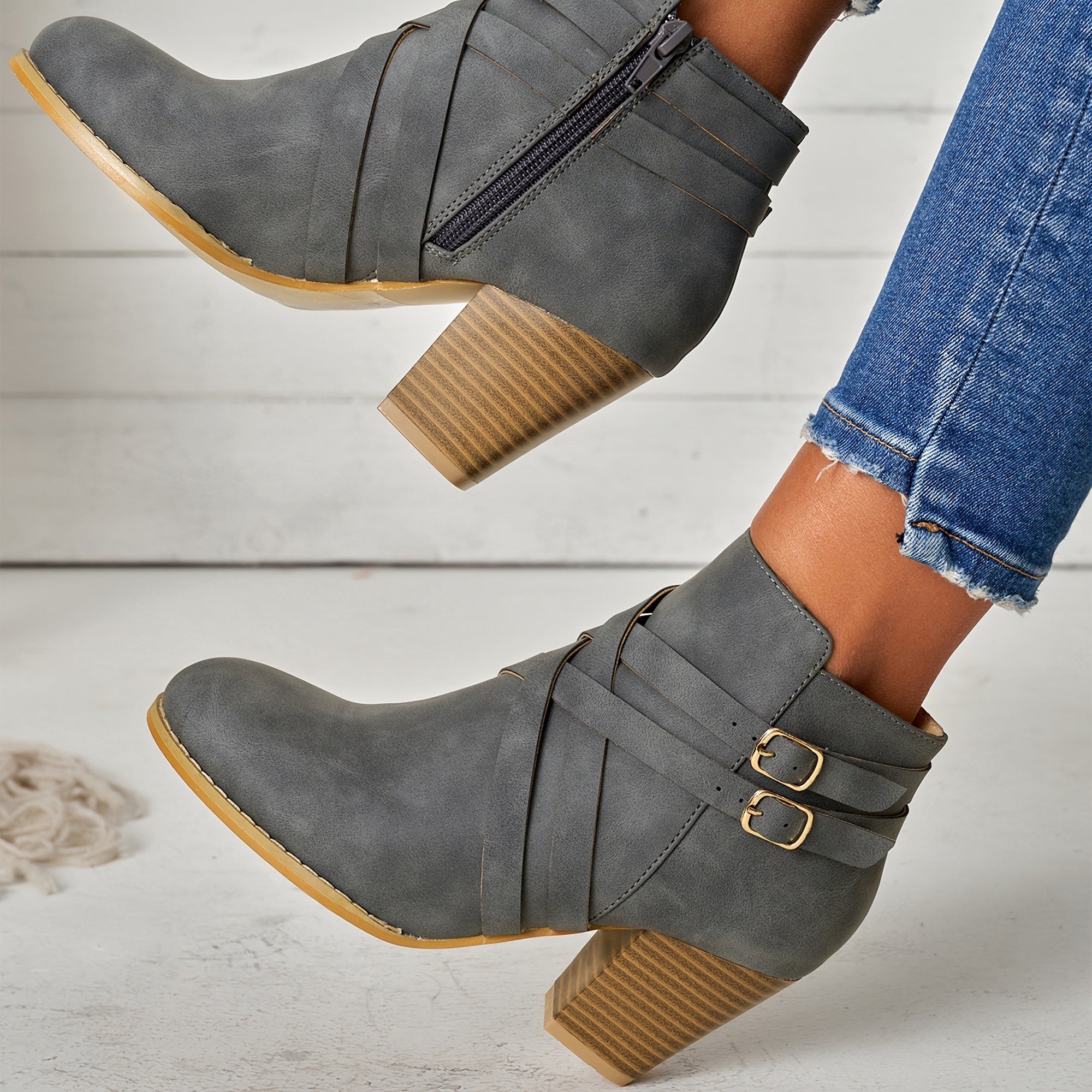 Cura | Orthopedic Leather Heel Boots