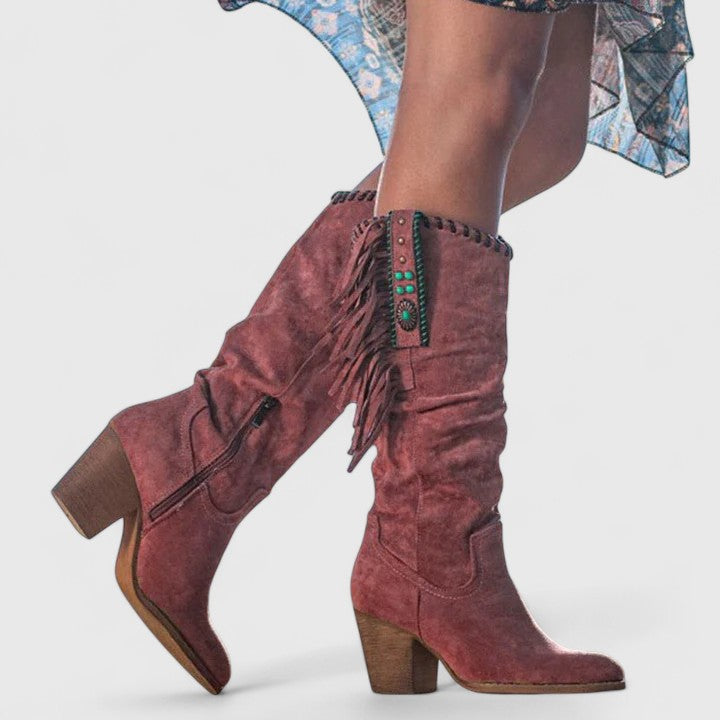 Stella | Vintage Look Western Boots