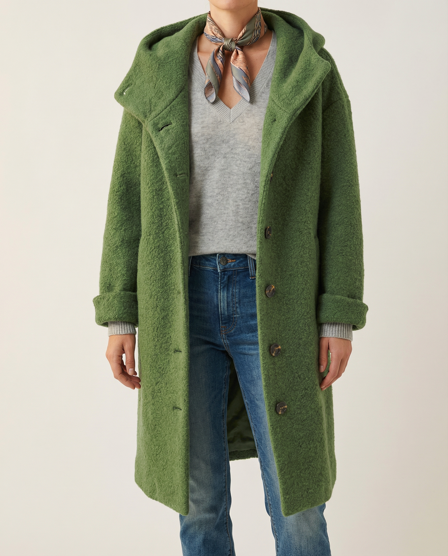 Meryl | Women’s Loose Hooded Coat