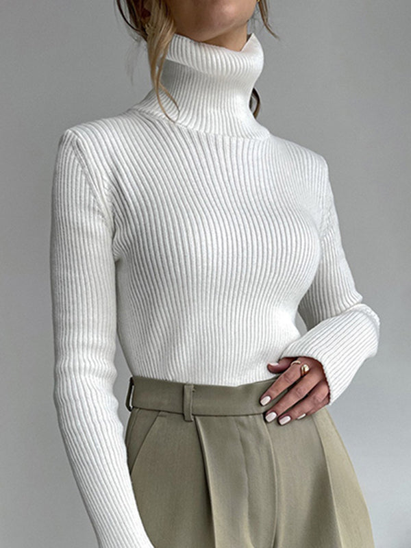 Elsa | Ribbed Turtleneck Sweater