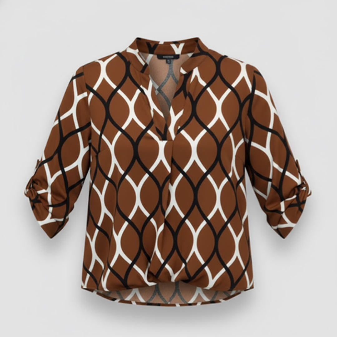 Noor | Modern Graphic Blouse