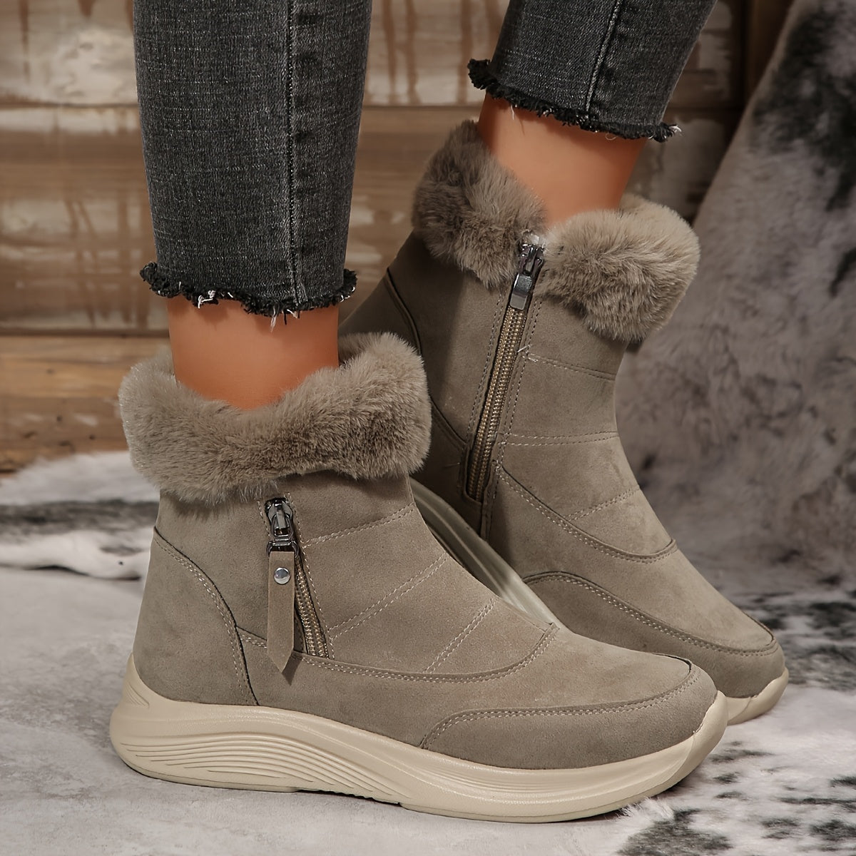 Luma | Ultra Warm Faux Suede Winter Boots