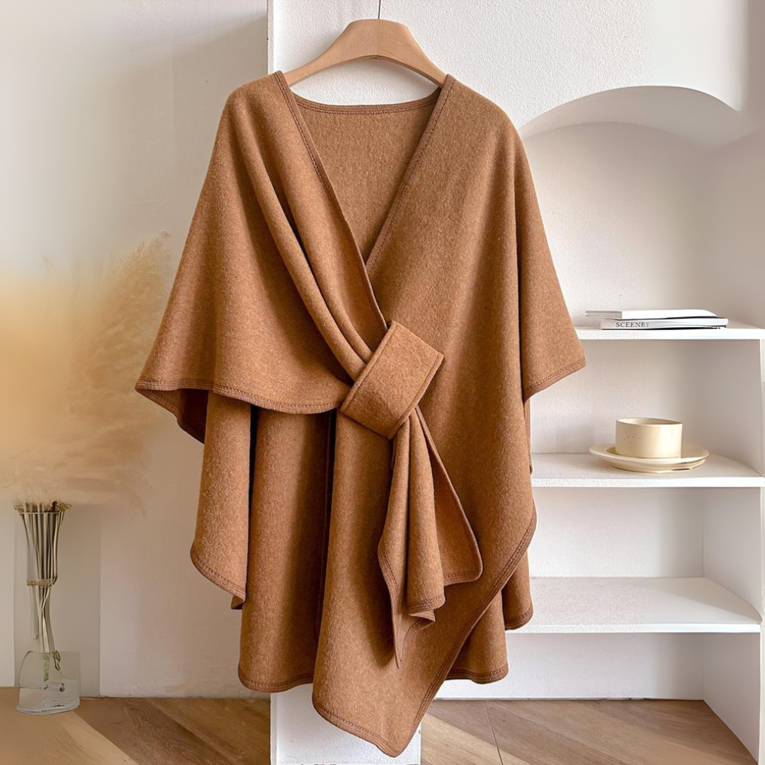 Ellie | Fleece Drape Shawl