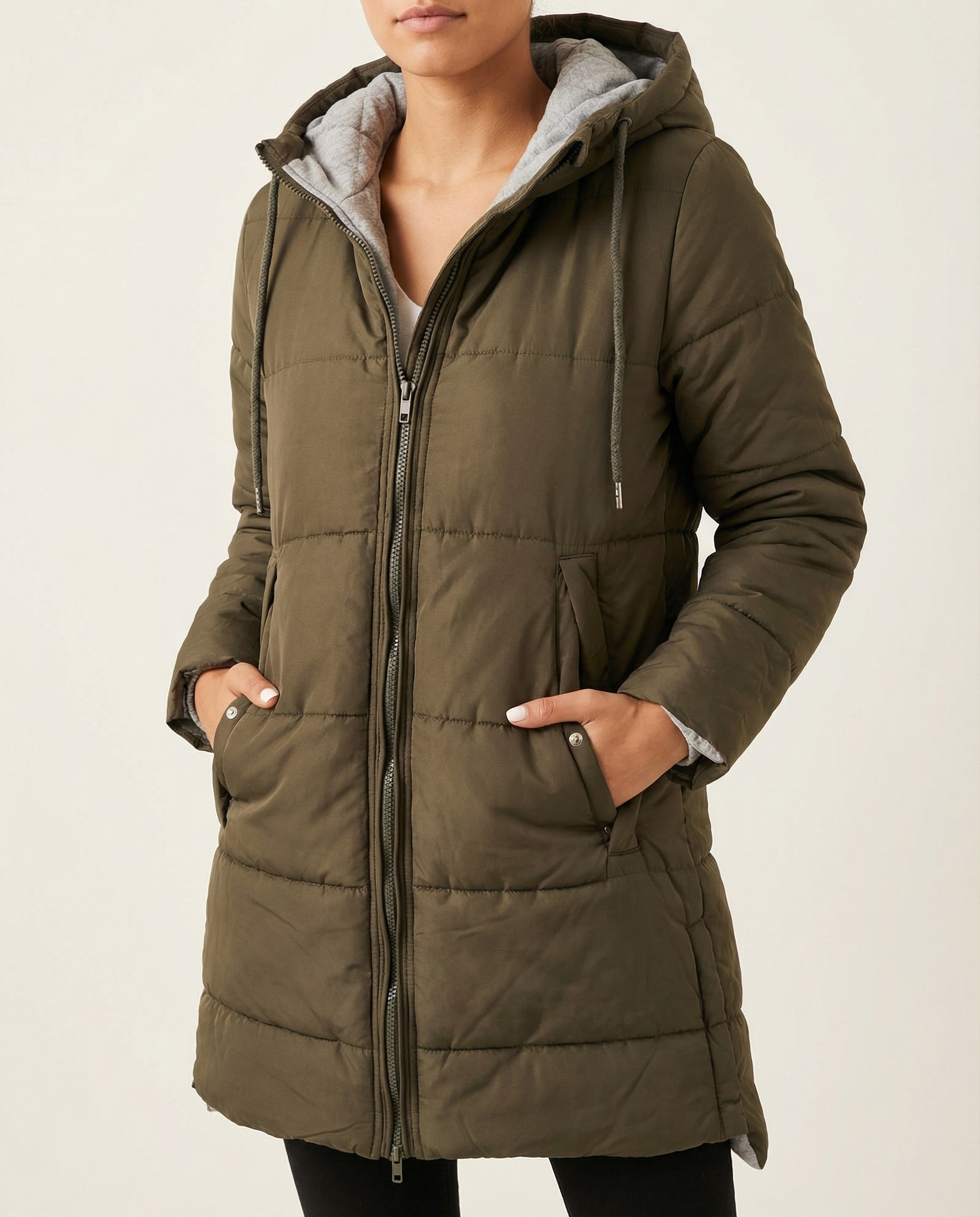 Ainsley | Casual Hooded Puffer Down Jacket