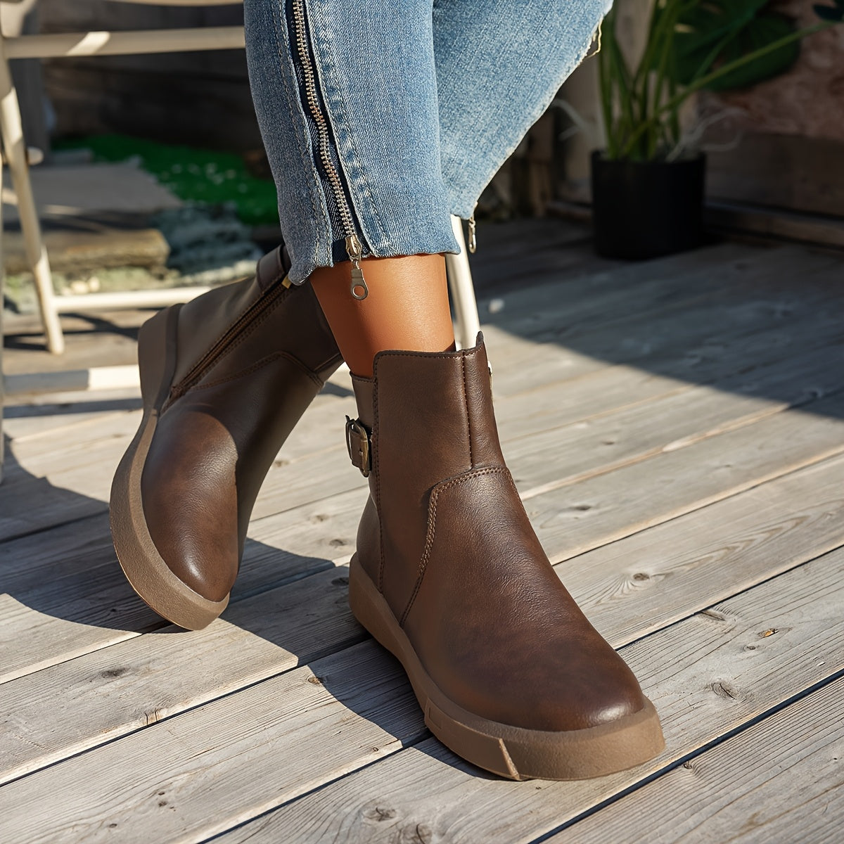 Isolde | Brunswick Leather Boots