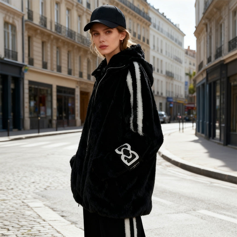 Aurora | Plush Hooded Coat