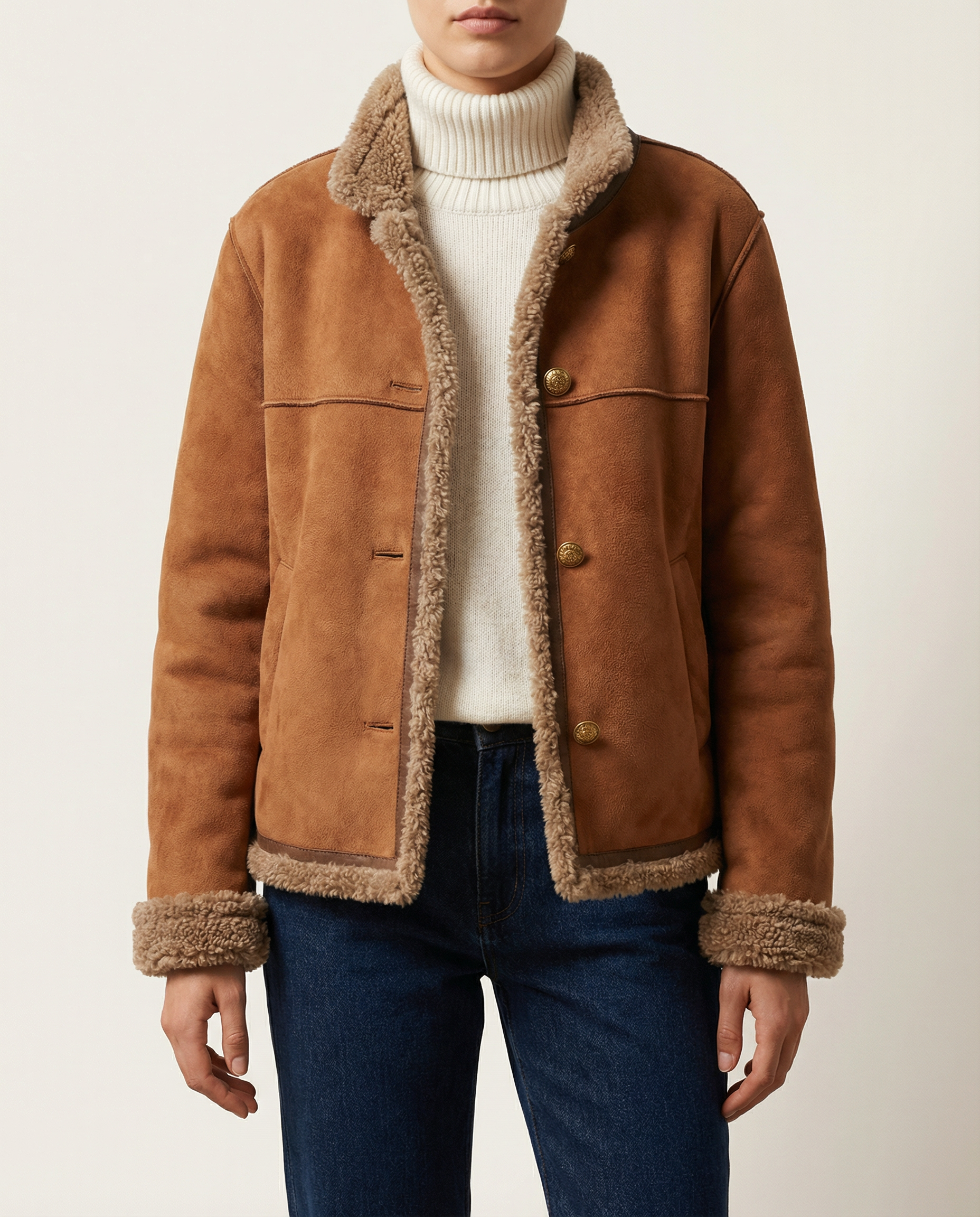Victoria | Victoria Elegant Shearling Jacket