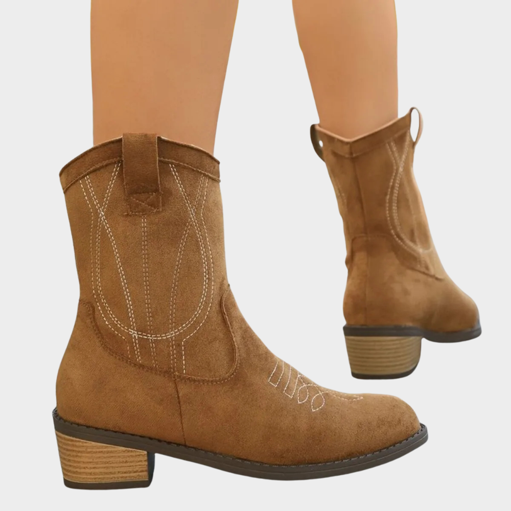 Chandler | Cowboy Style Ankle Boots