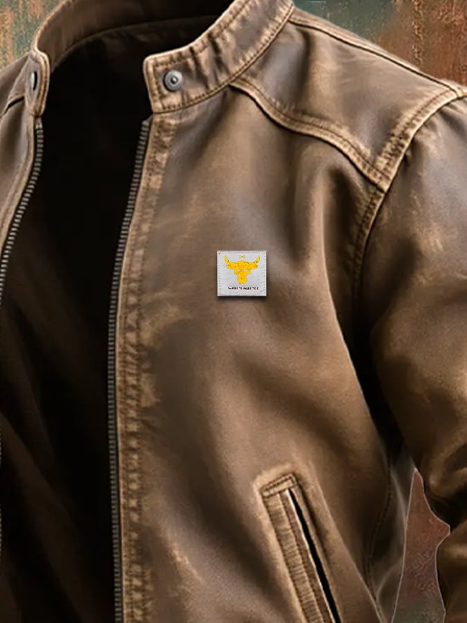 Mason | Vintage Brown Leather Jacket