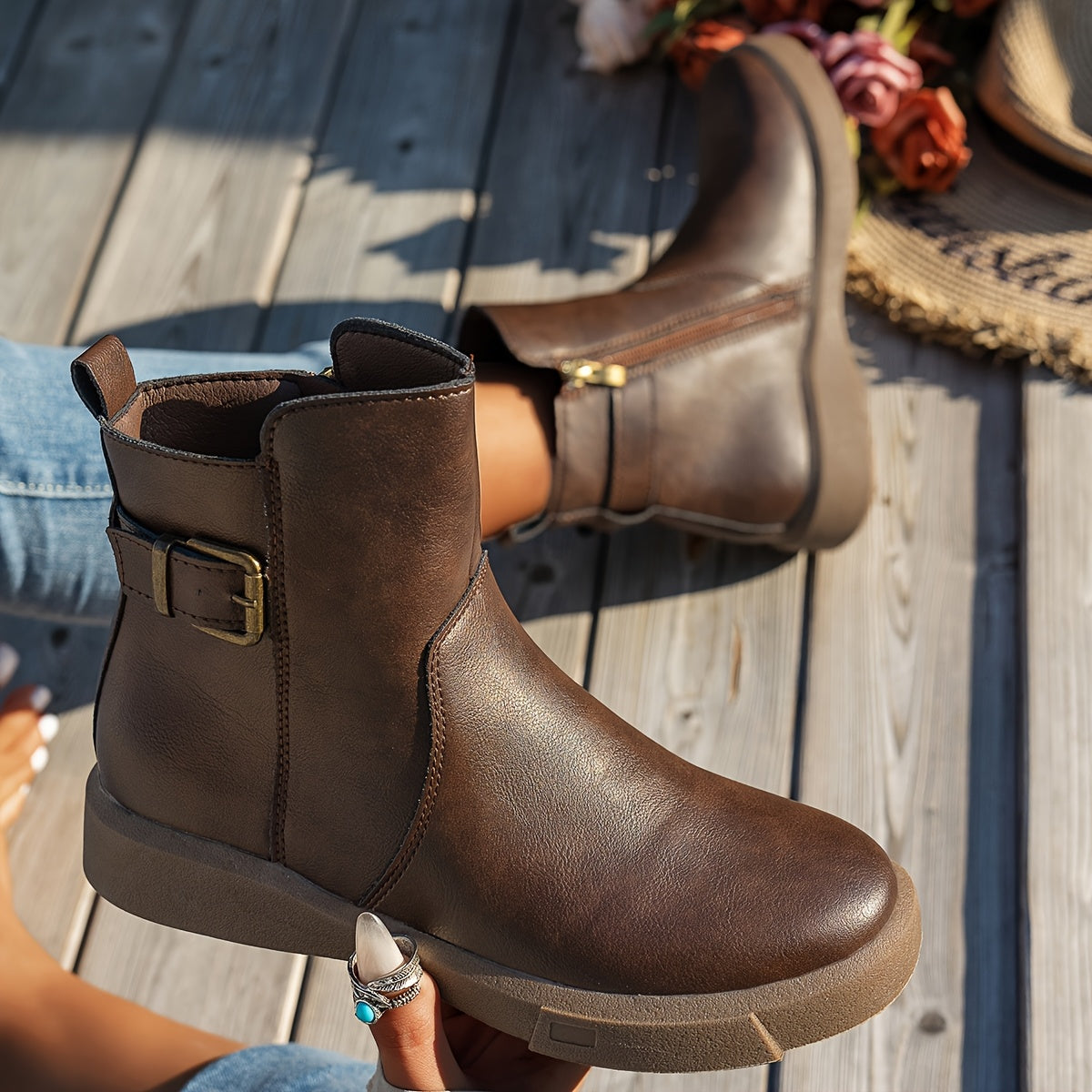 Isolde | Brunswick Leather Boots