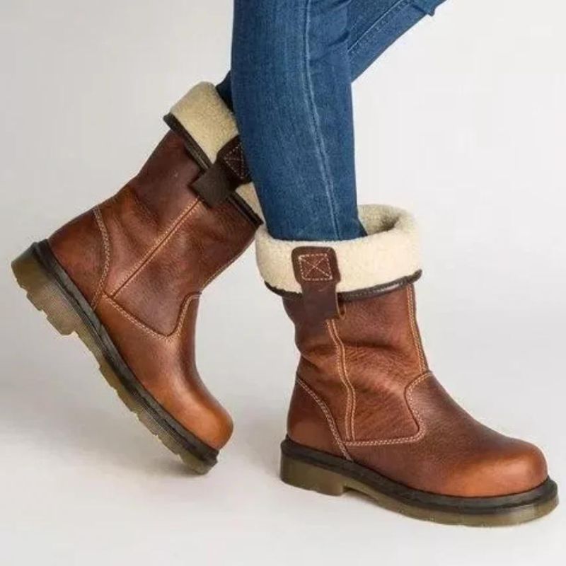 Alpine | Lined Leather Winter Boots