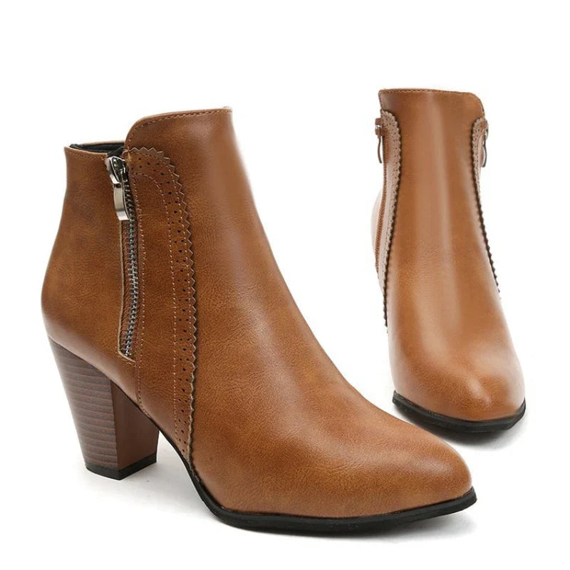 Caroline | Elegant Heeled Boots