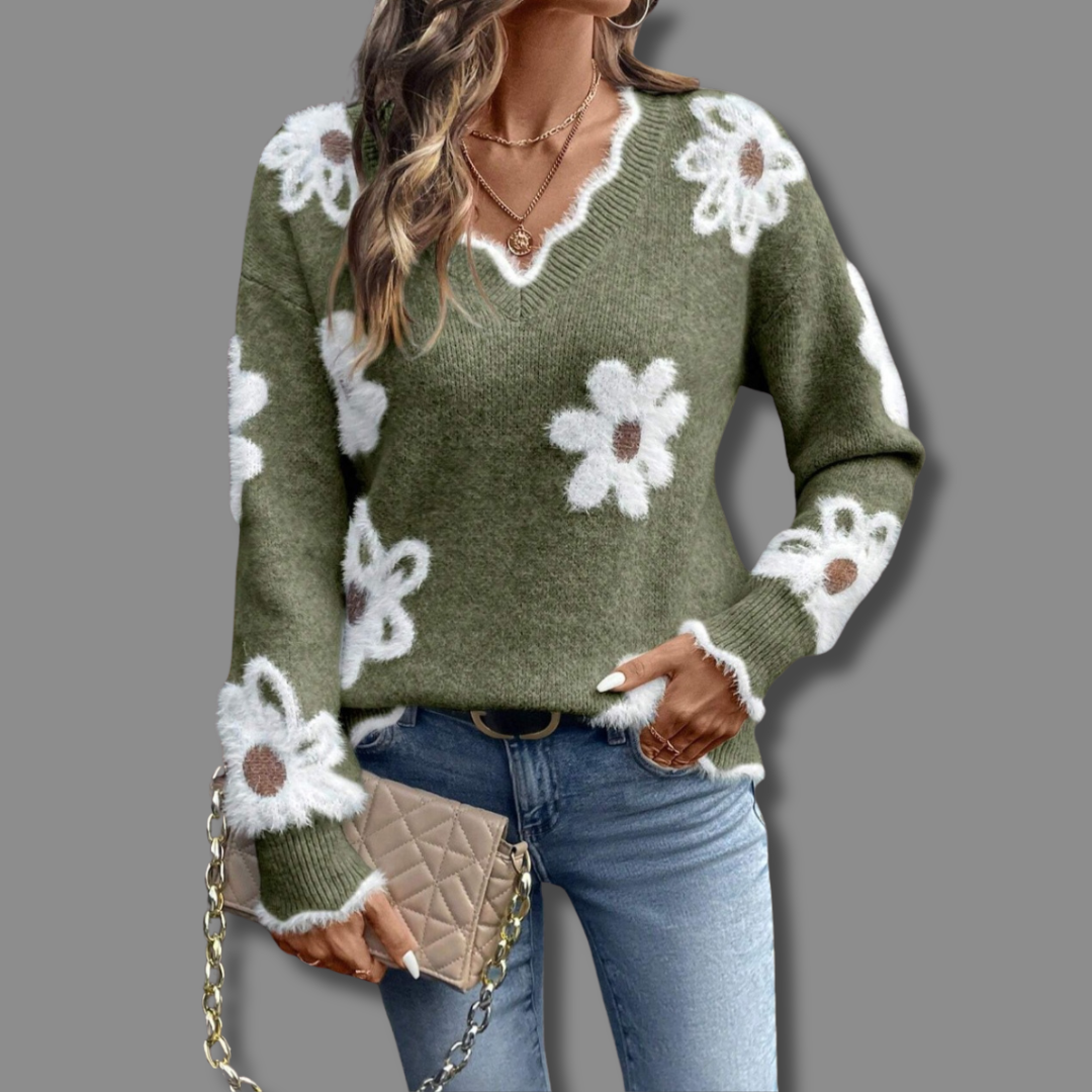 THEA™ – Elegant Floral Top