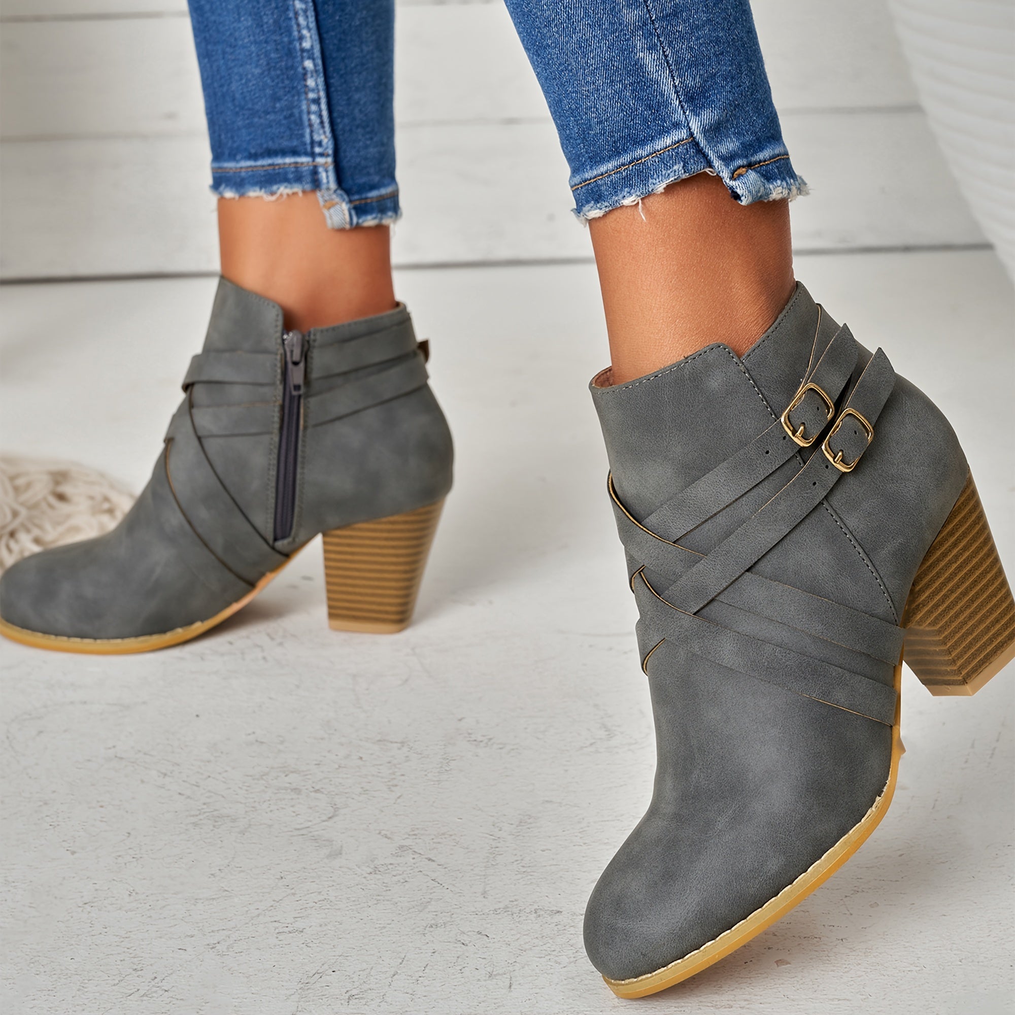 Cura | Orthopedic Leather Heel Boots