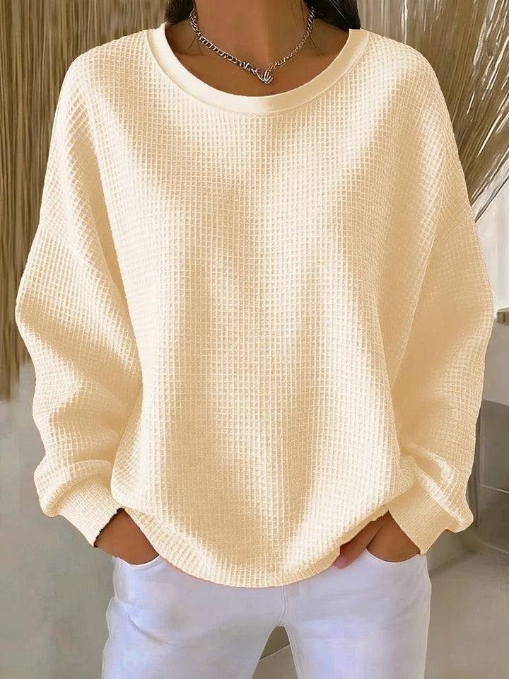 Ella | Modern Waffle Sweater