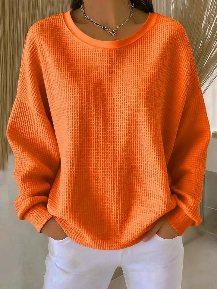 Ella | Modern Waffle Sweater