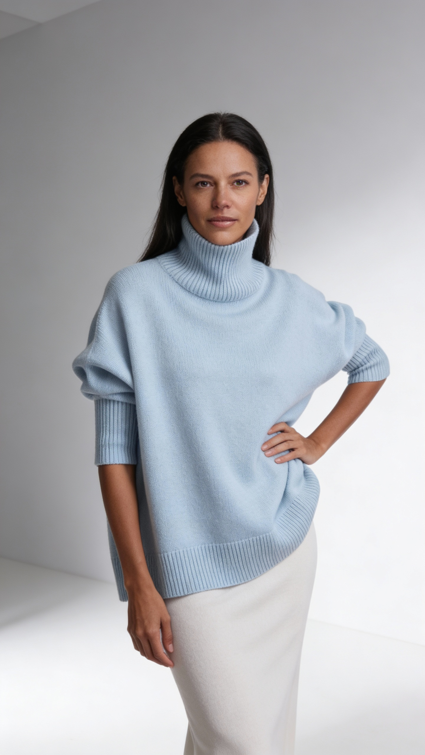 Tracey | Oversized Turtleneck Sweater