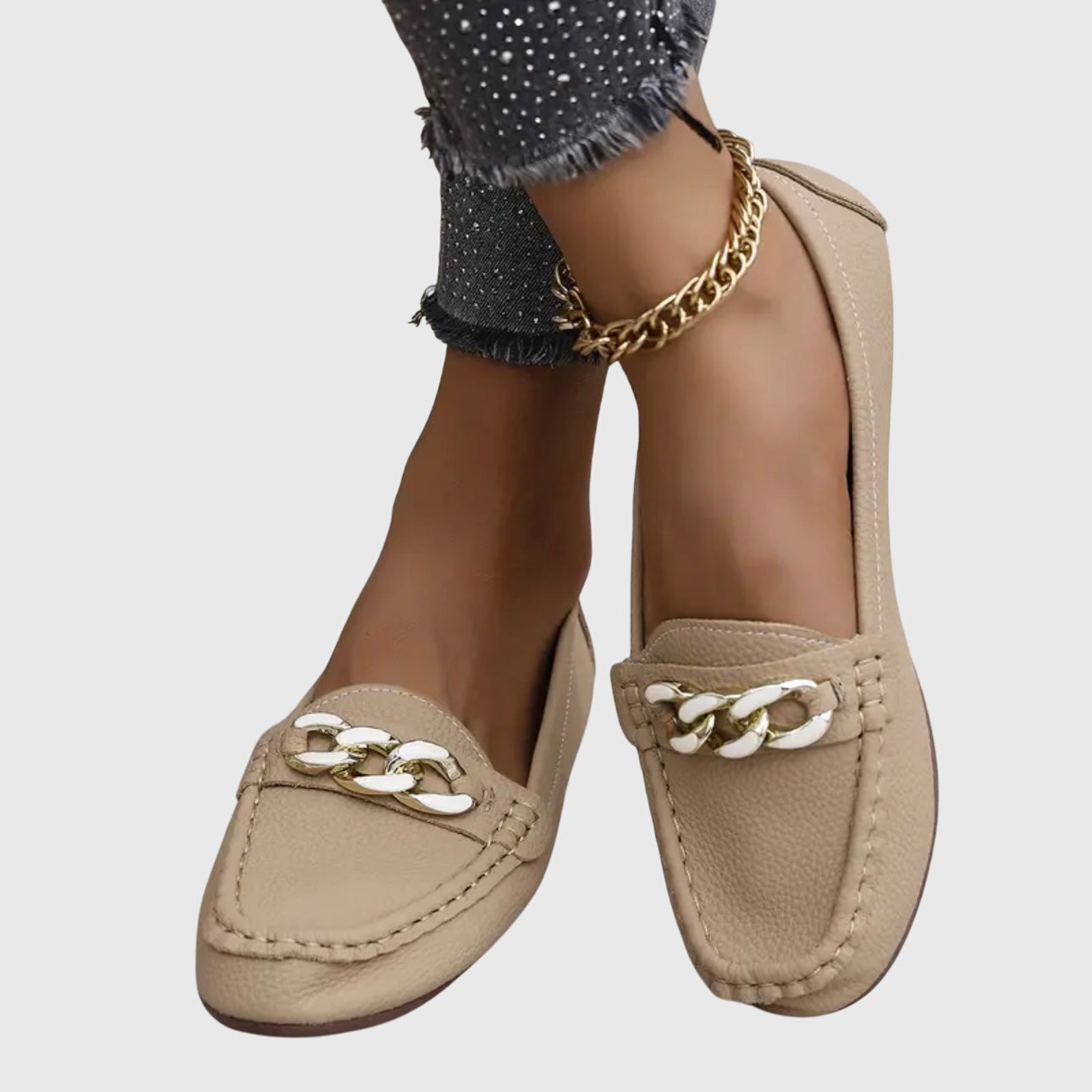 Rori | Loafers with Gold Chain