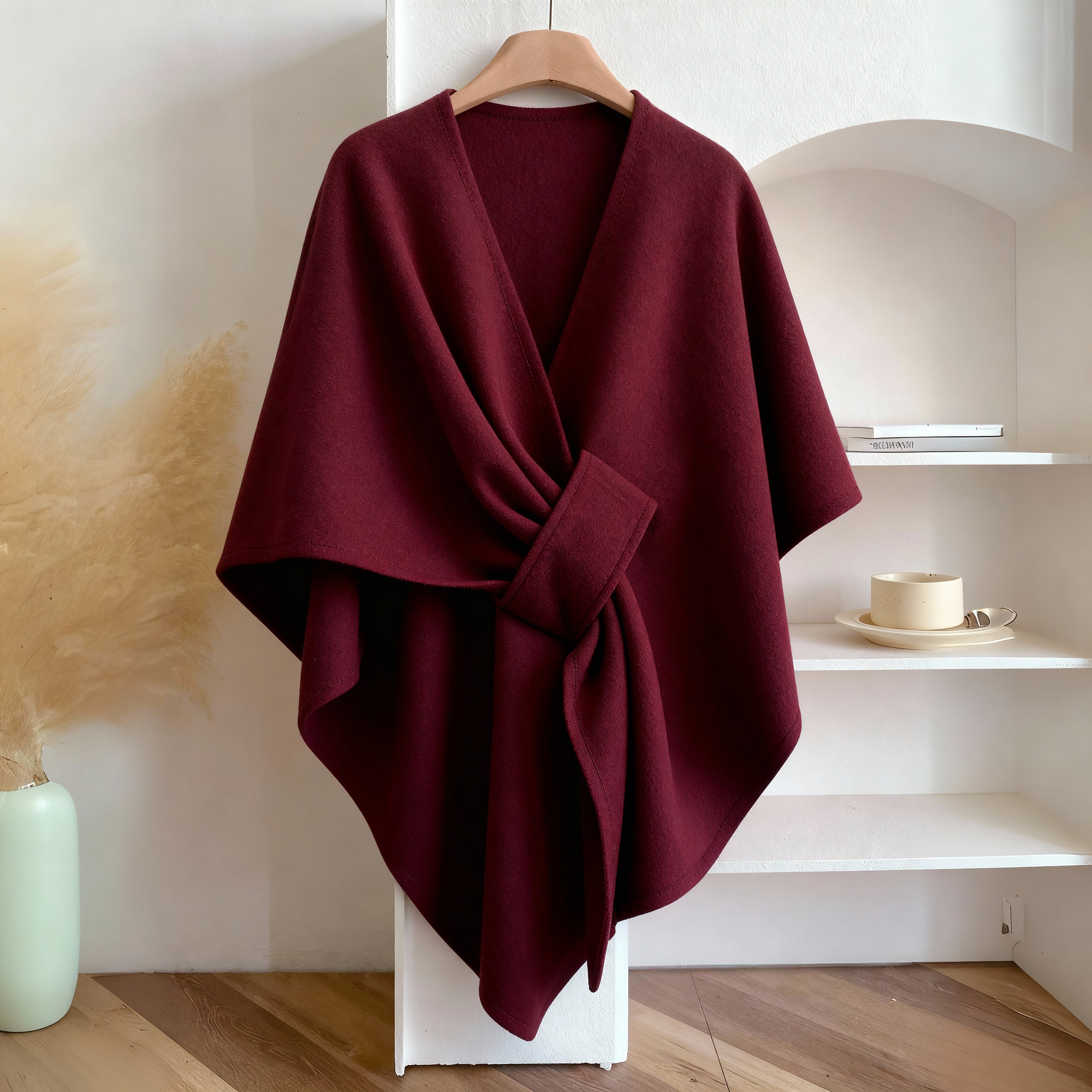 Ellie | Fleece Drape Shawl