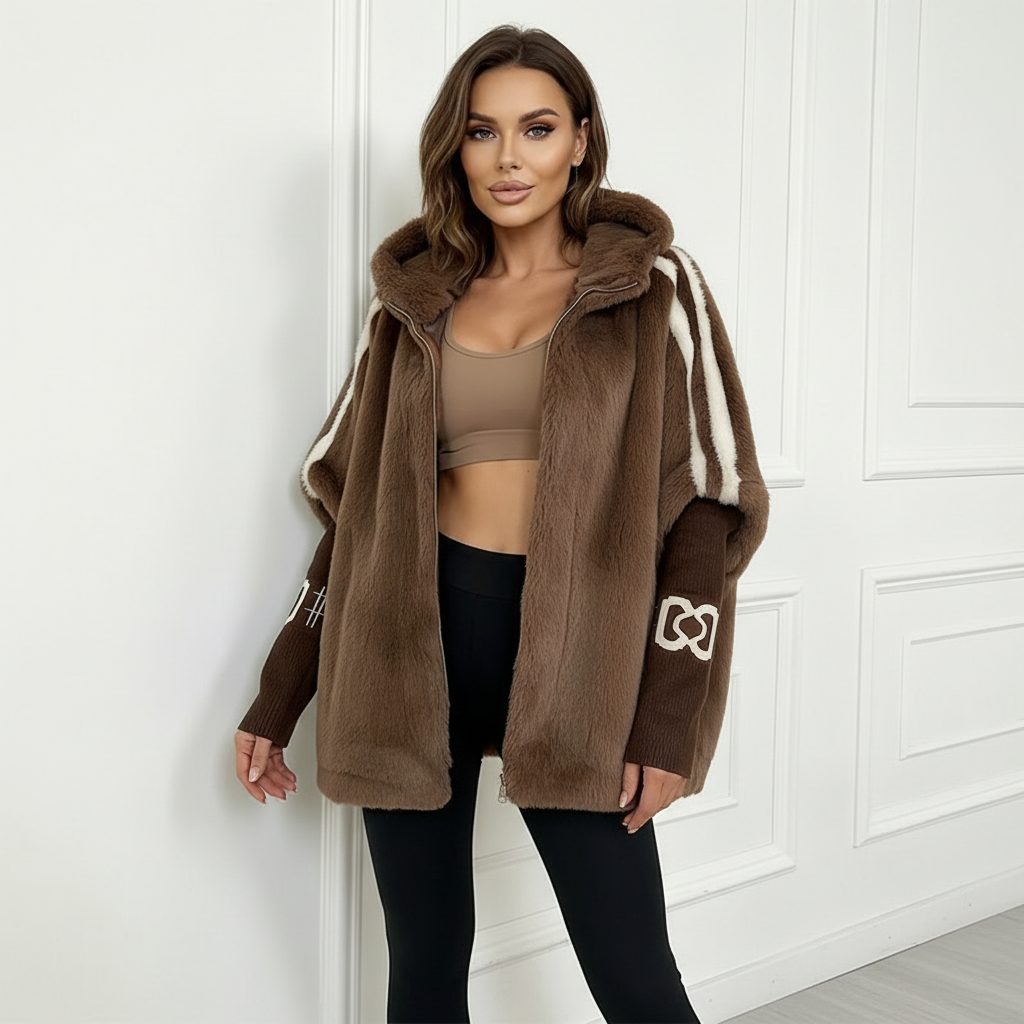 Aurora | Plush Hooded Coat