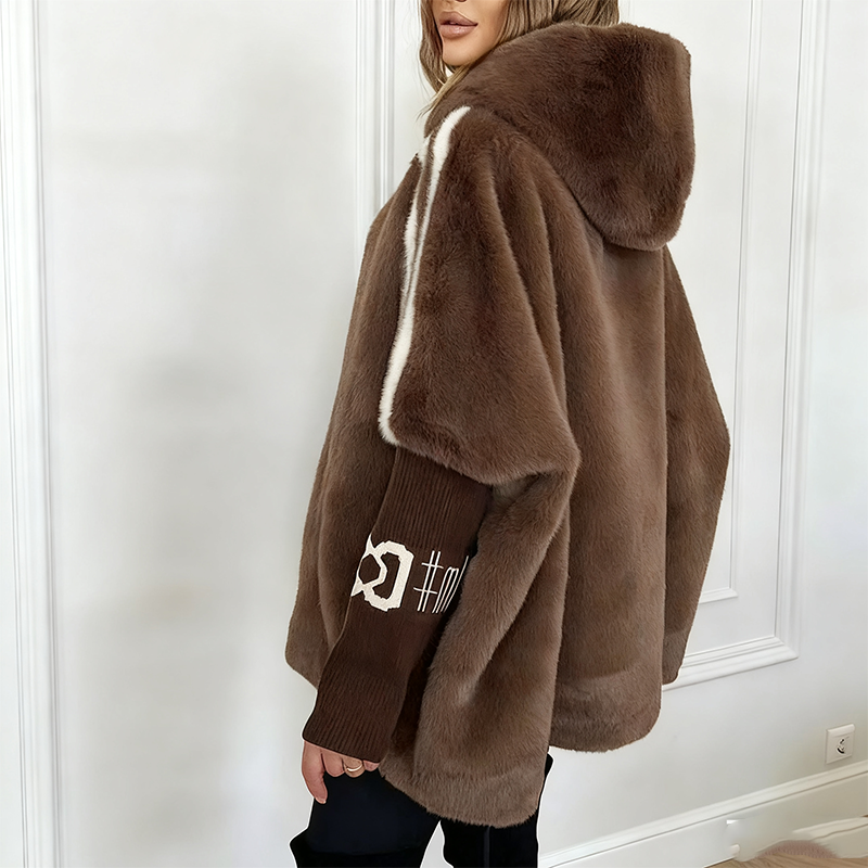 Aurora | Plush Hooded Coat