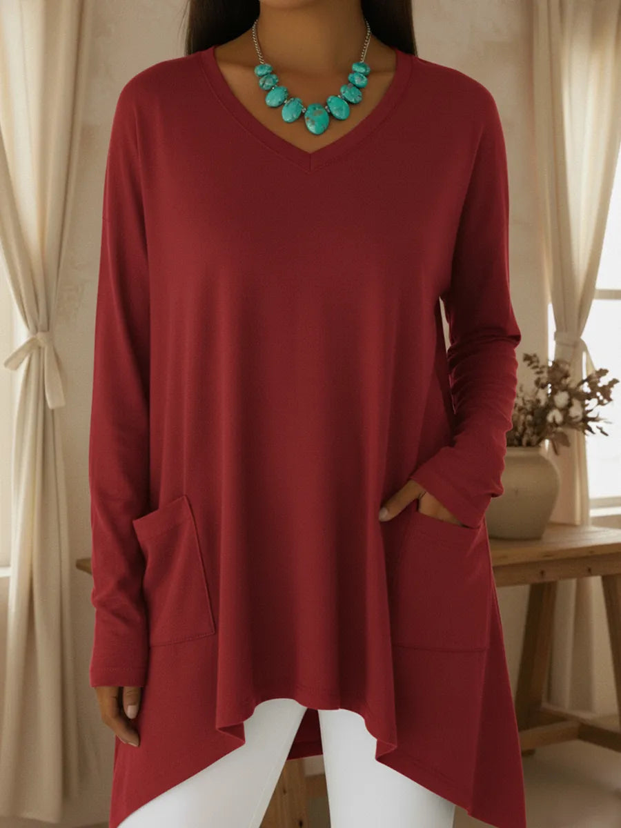 Nora | Relaxed V-Neck Sweater