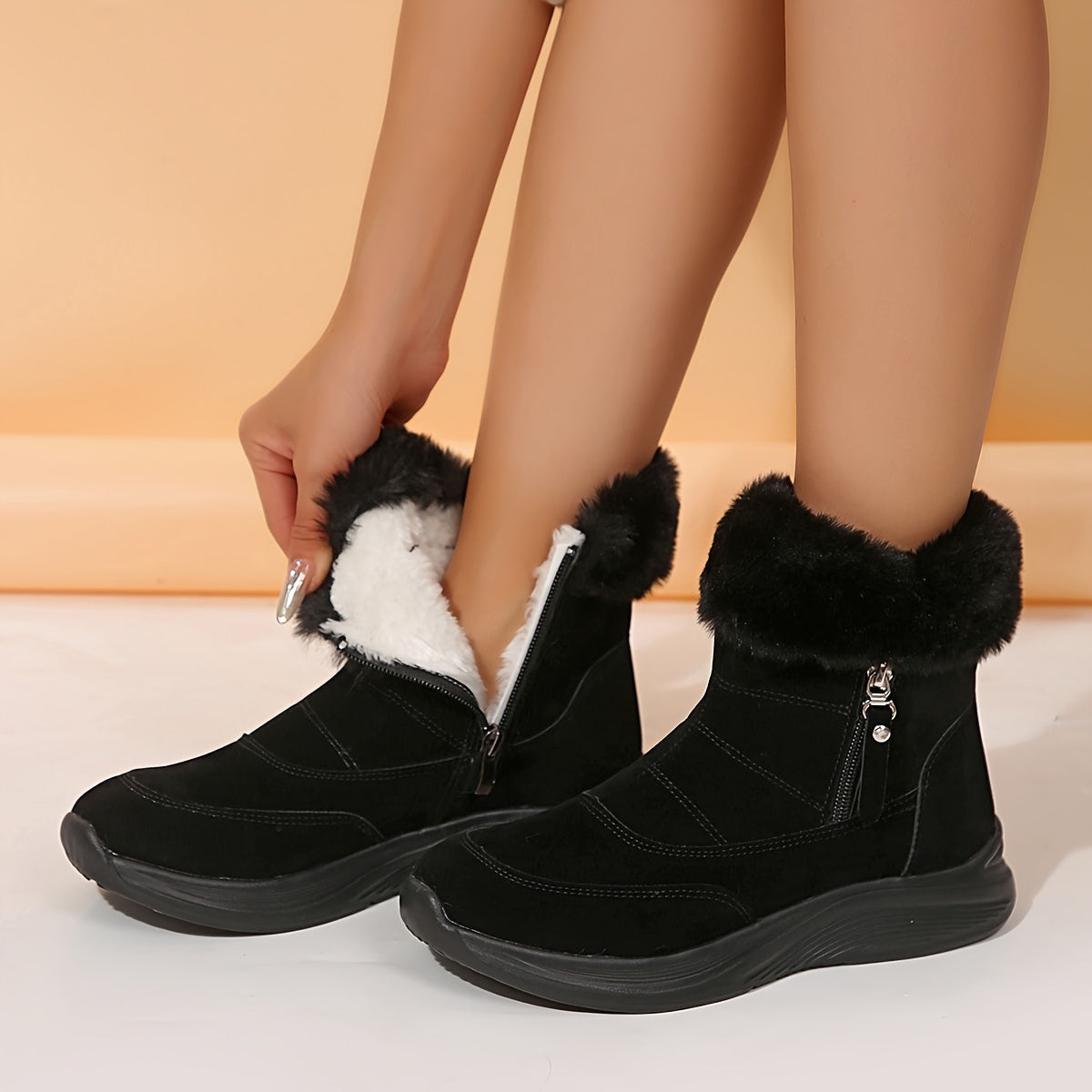 Luma | Ultra Warm Faux Suede Winter Boots