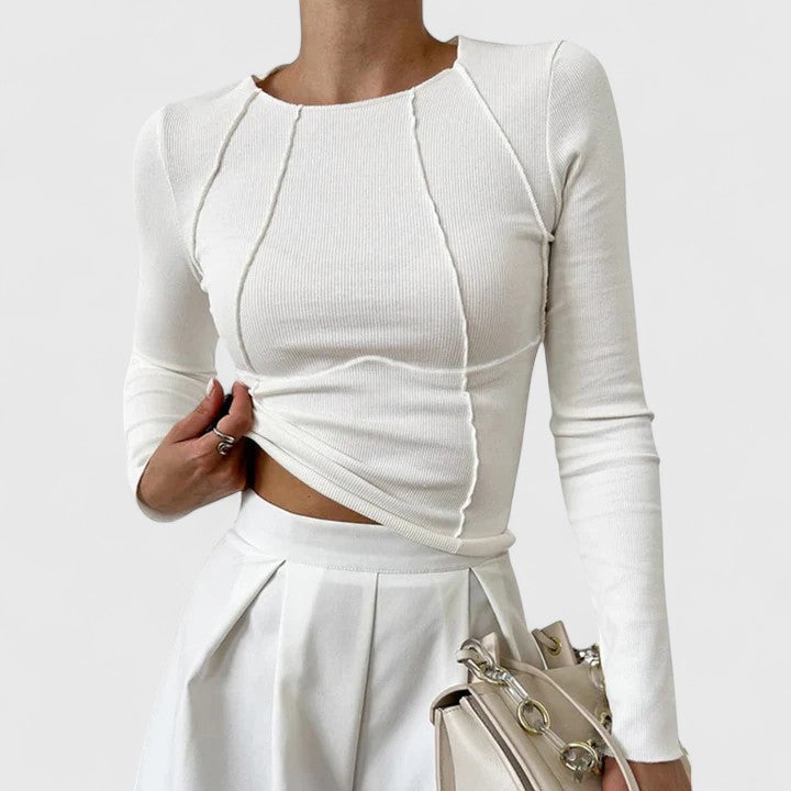 Eliza | Sleek Long Sleeve Sweater