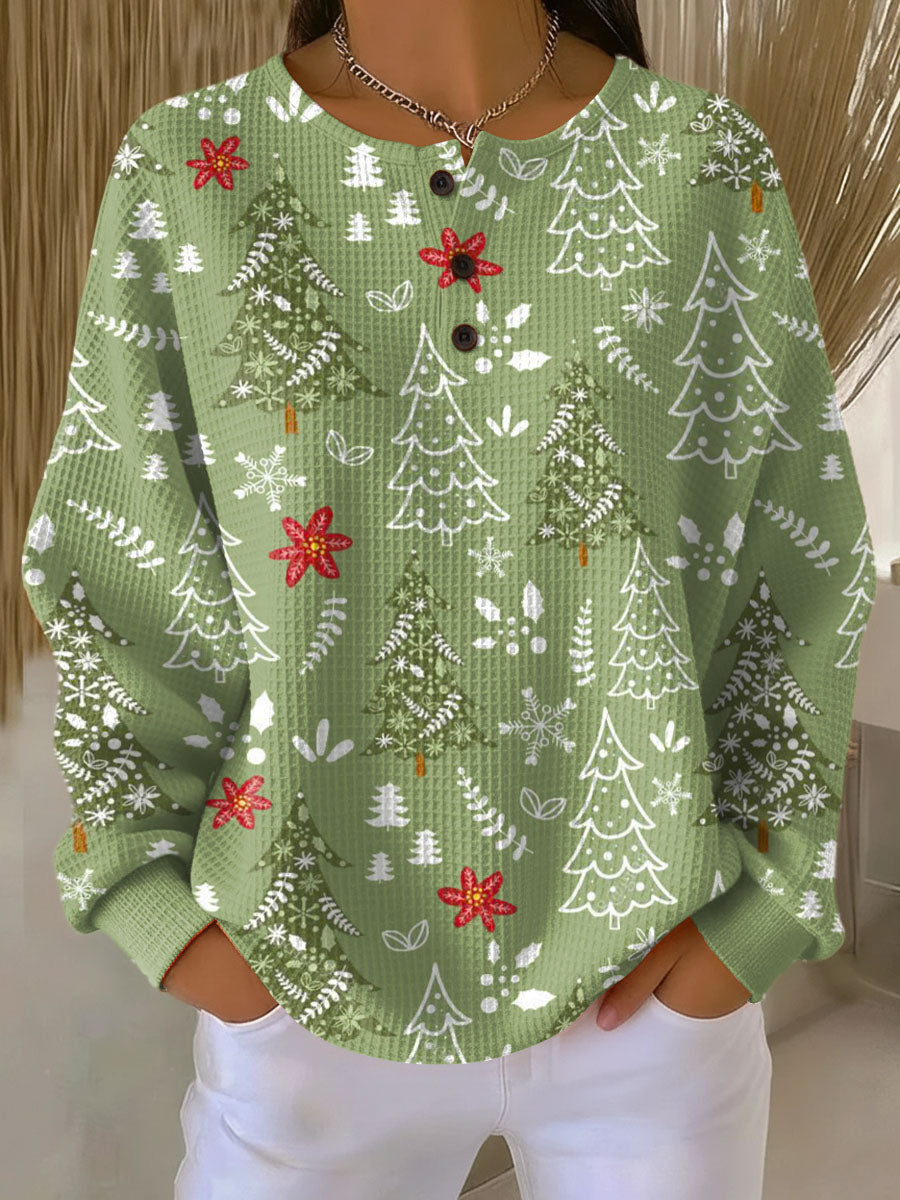 Ingrid | Christmas Tree Pattern Pullover