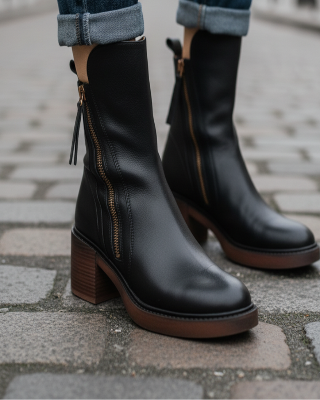Sarah | Elegant Leather Boots