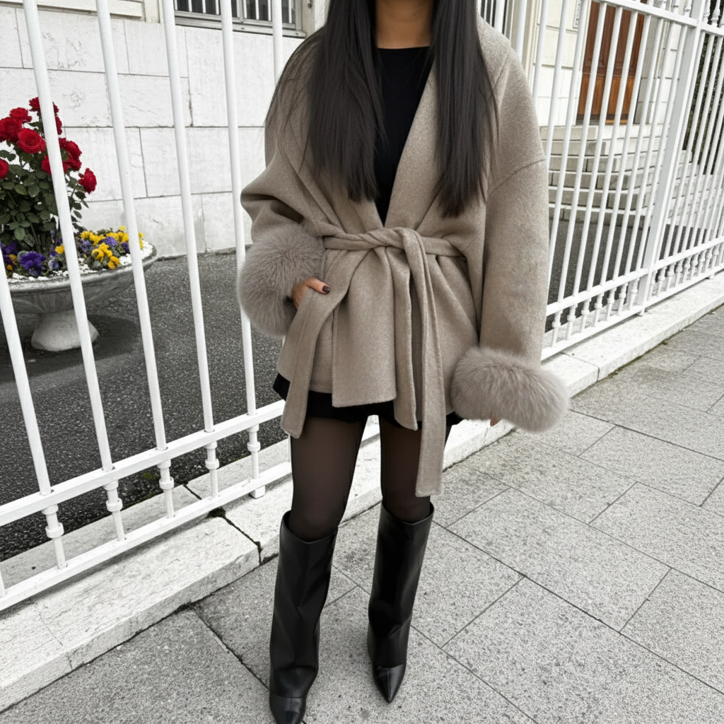 Linna | Women’s Elegant Woolen Jacket