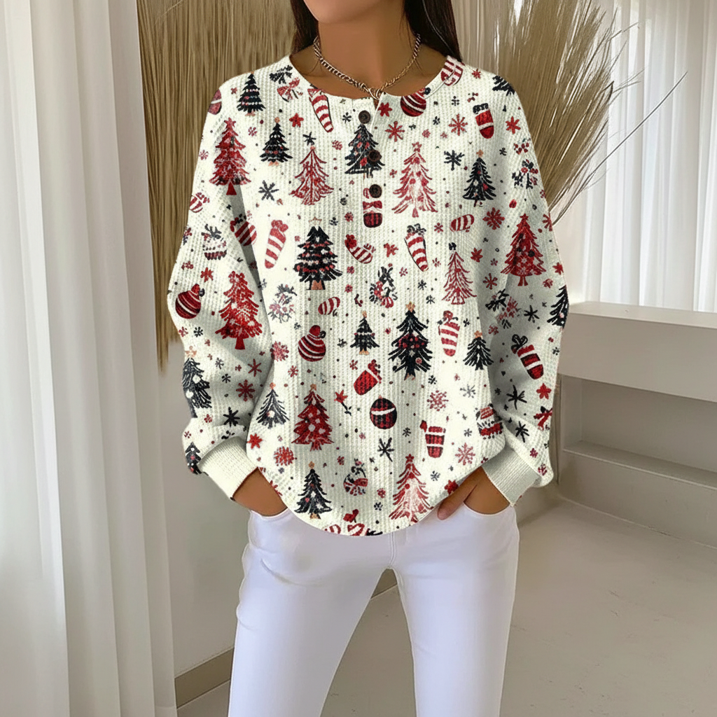Anna | Women’s Christmas Pullover Top