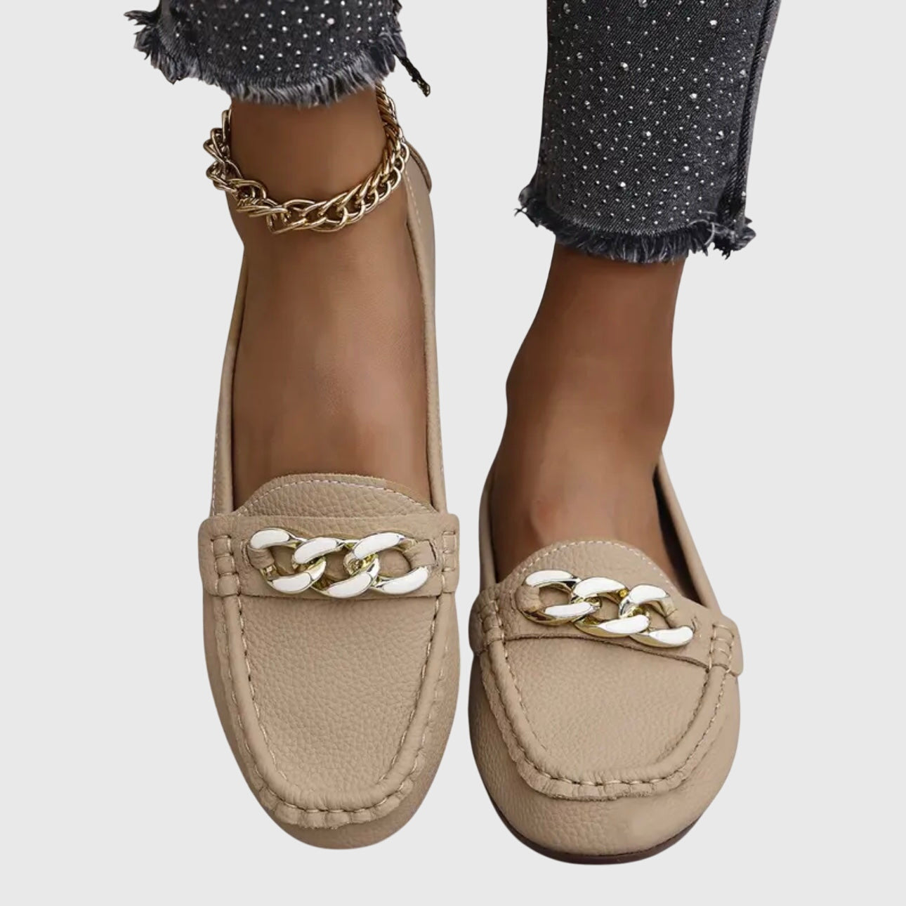 Rori | Loafers with Gold Chain
