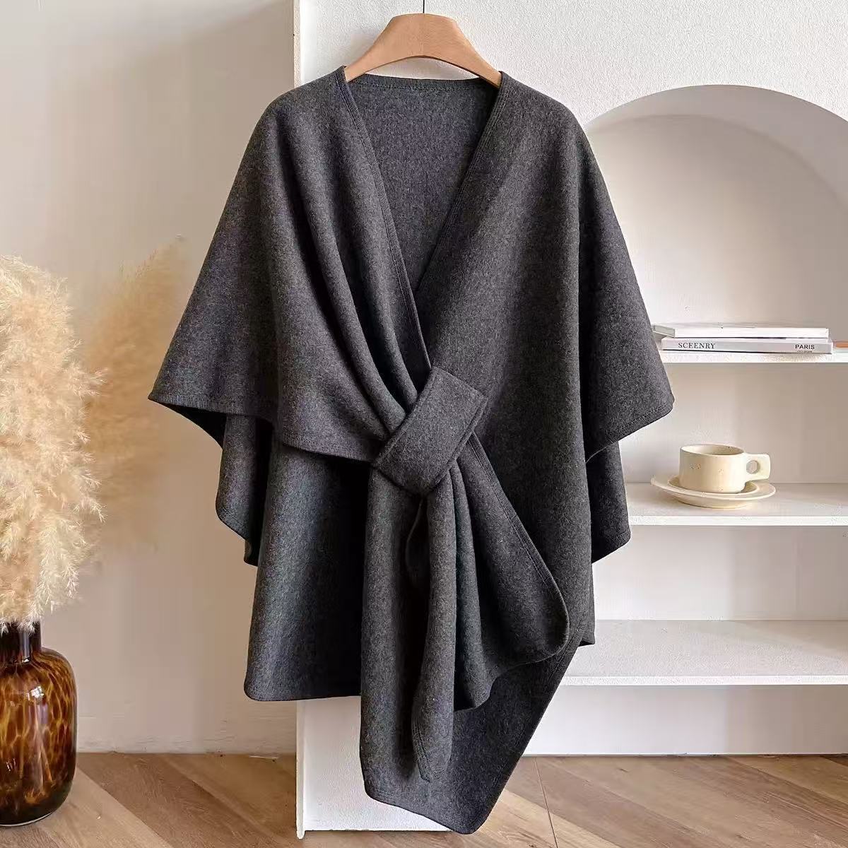 Ellie | Fleece Drape Shawl