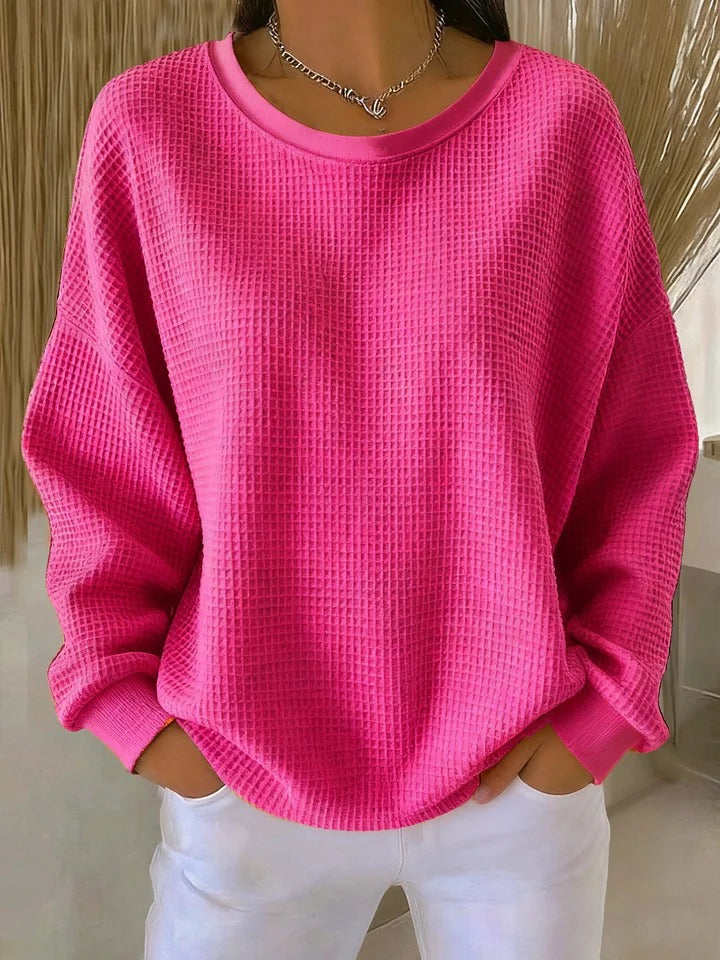 Ella | Modern Waffle Sweater