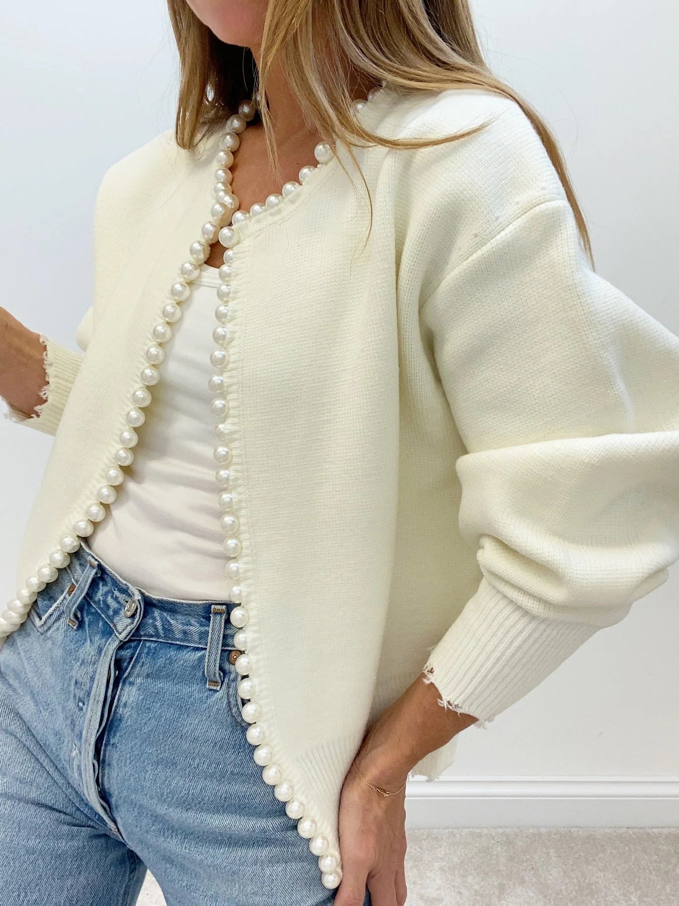 Nina | Women’s Pearl Knit Sweater