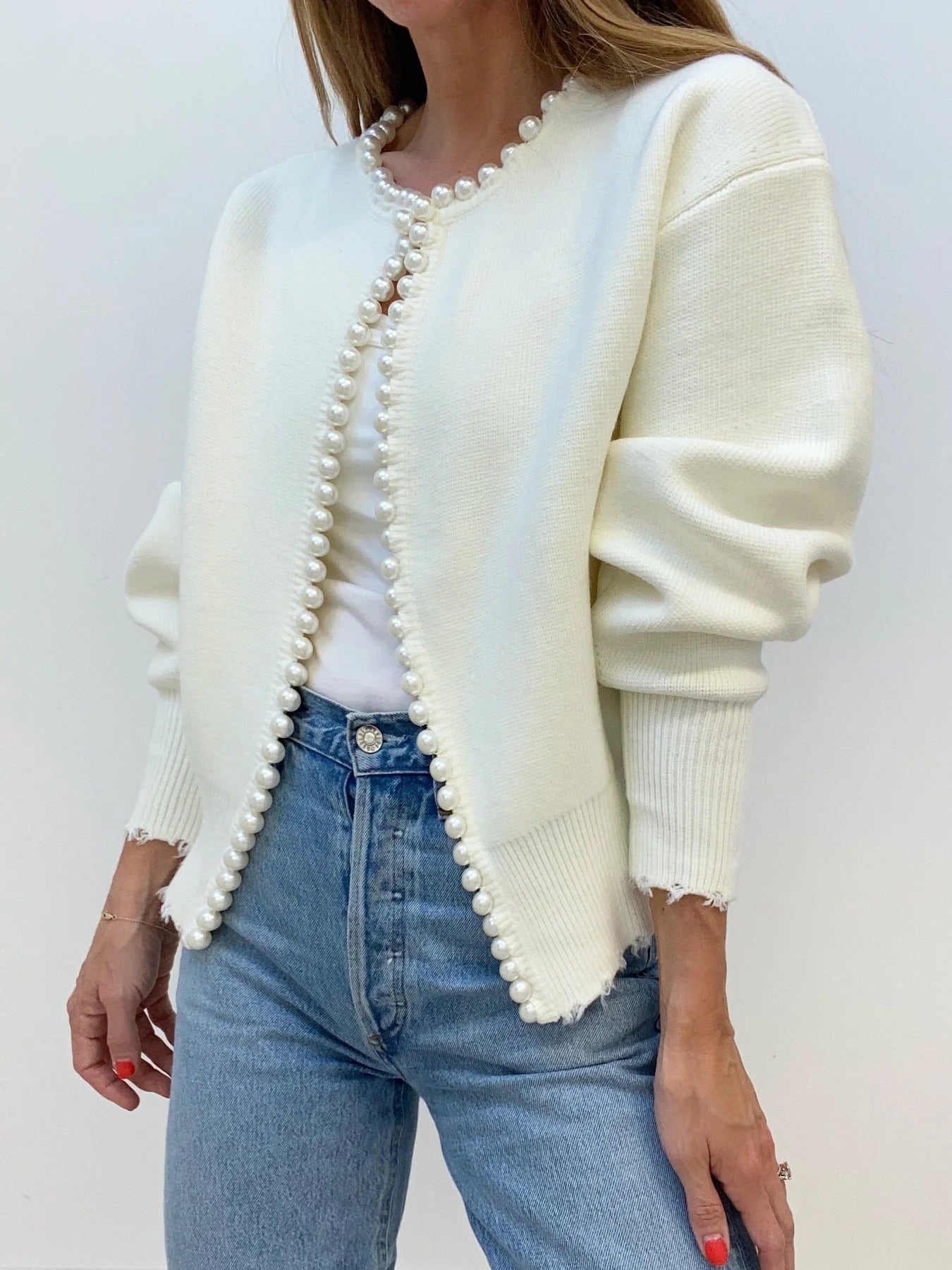 Nina | Women’s Pearl Knit Sweater