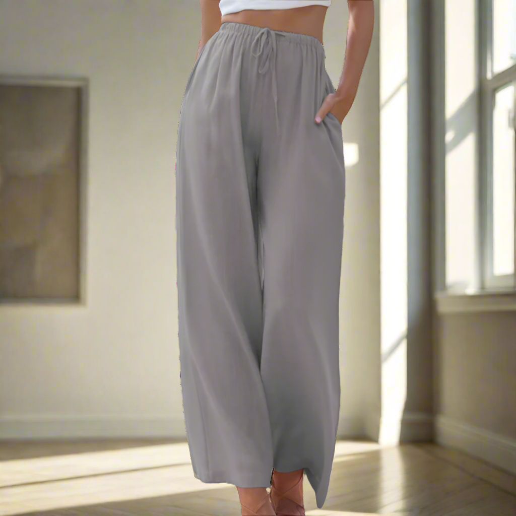 Zoe - Elegant Cotton Trousers