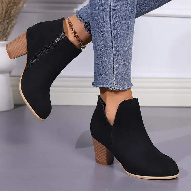 Sophia | Elegant Suede Ankle Boots