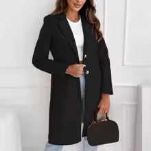 Elegant Women’s Woolen Coat