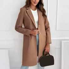Elegant Women’s Woolen Coat