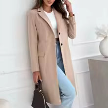 Elegant Women’s Woolen Coat