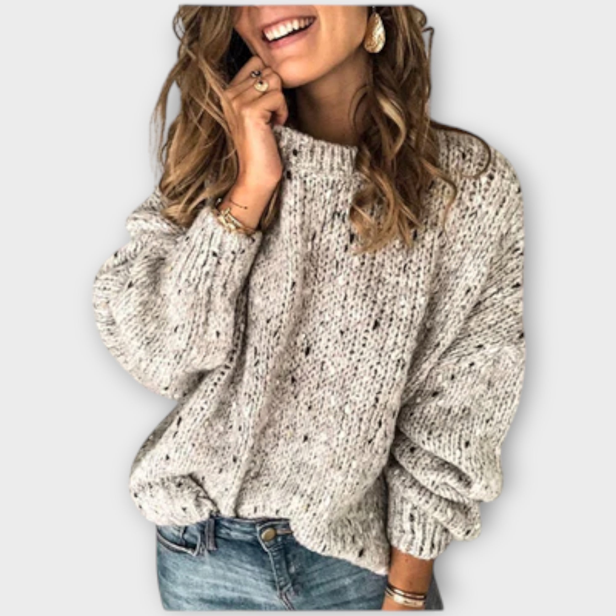 Sophie | Speckled Knit Sweater