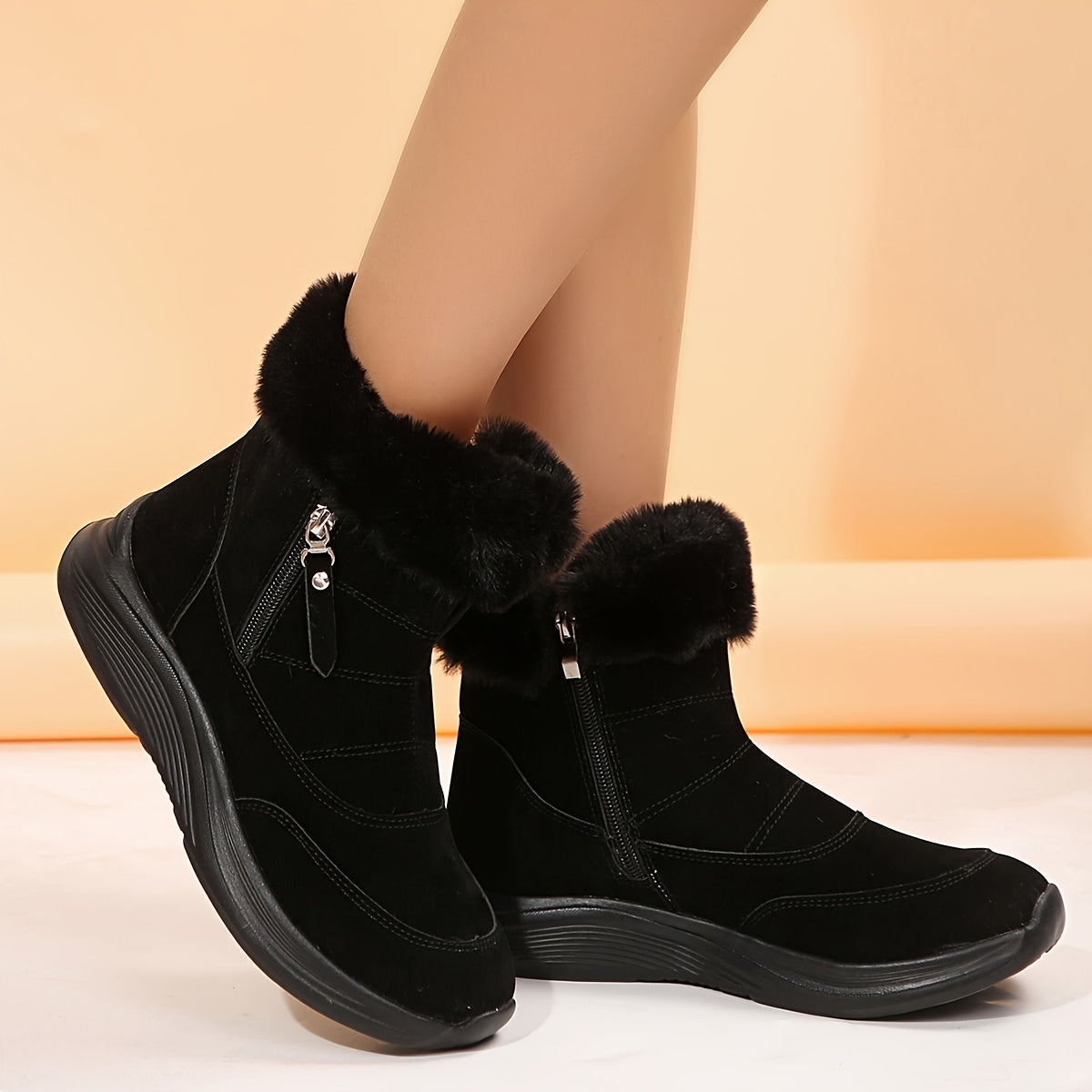 Luma | Ultra Warm Faux Suede Winter Boots