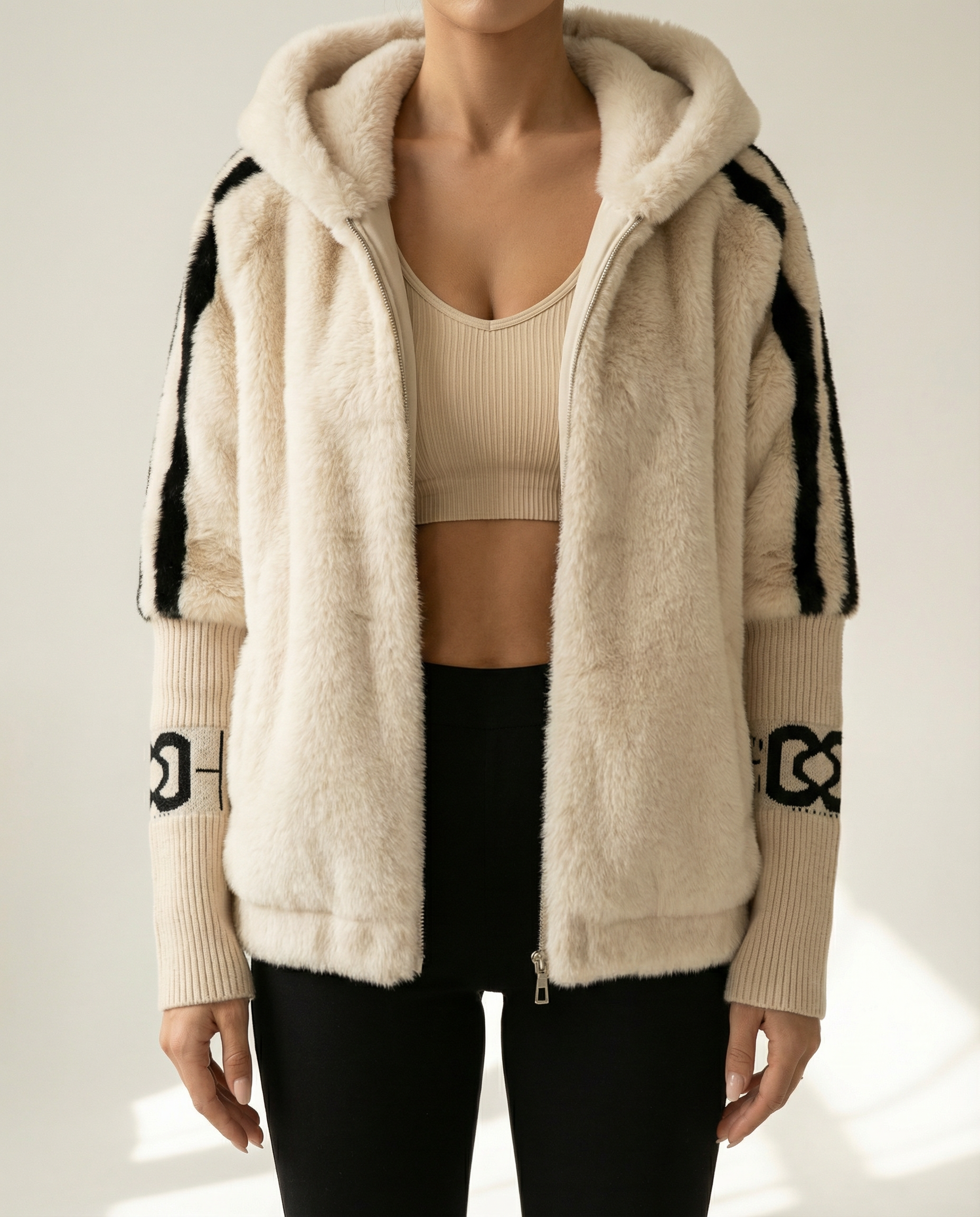 Aurora | Plush Hooded Coat