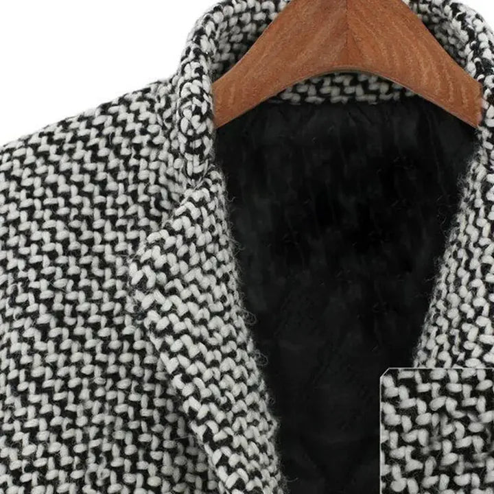 Women’s Woolen Plaid Jacket