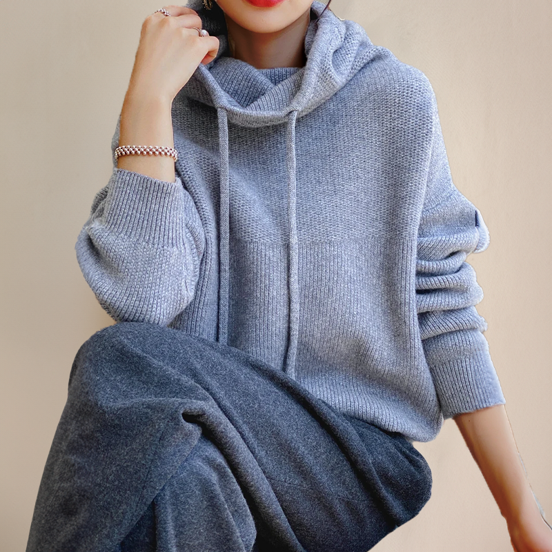 Eva | Drawstring Knit Sweater