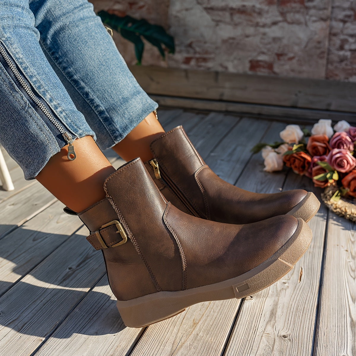 Isolde | Brunswick Leather  Boots